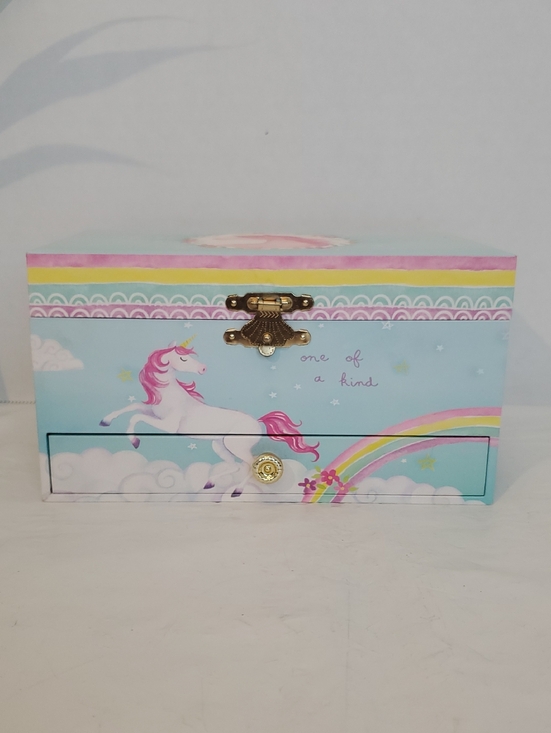 jewelkeeper Other - Unicorn Jewelry Box for Kids - Pink & Light Blue